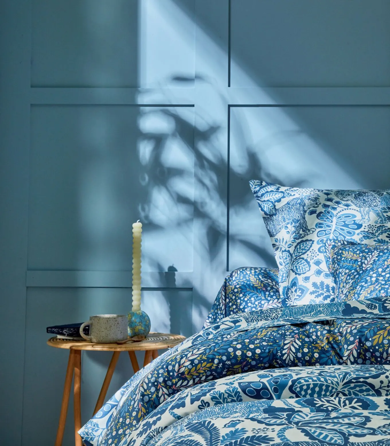 JUNGLE Indigo - Laken 100% coton