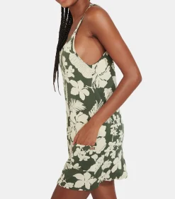 Kaki gebloemde playsuit JONAH TANAISIE