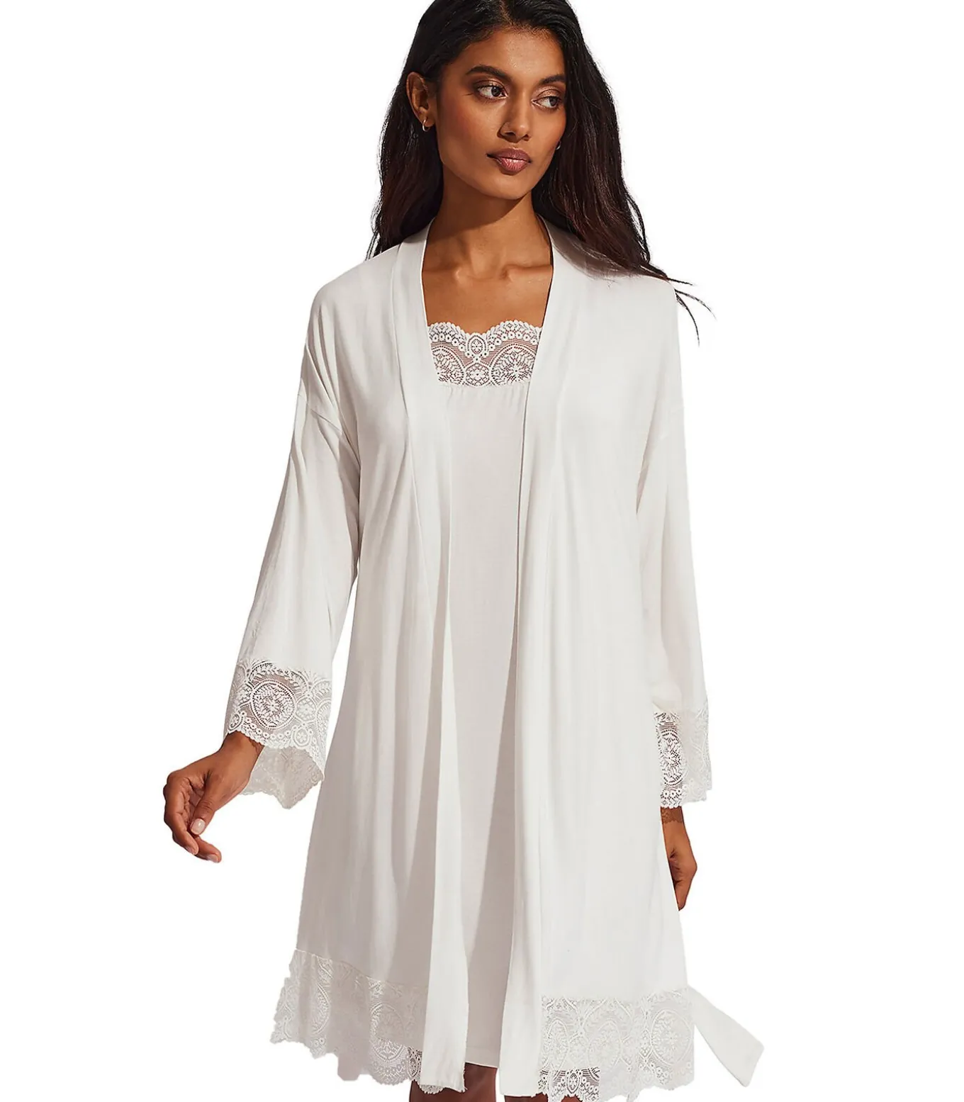 Kanten negligé Matilda bruiloft