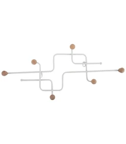 Kapstok Metro - Mat Wit- 60.5x4x26.5cm