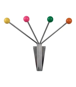 Kapstok Neptune - Nikkel - 30x21x11.5cm