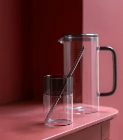 Karaf 120cl met deksel grijs Cruse