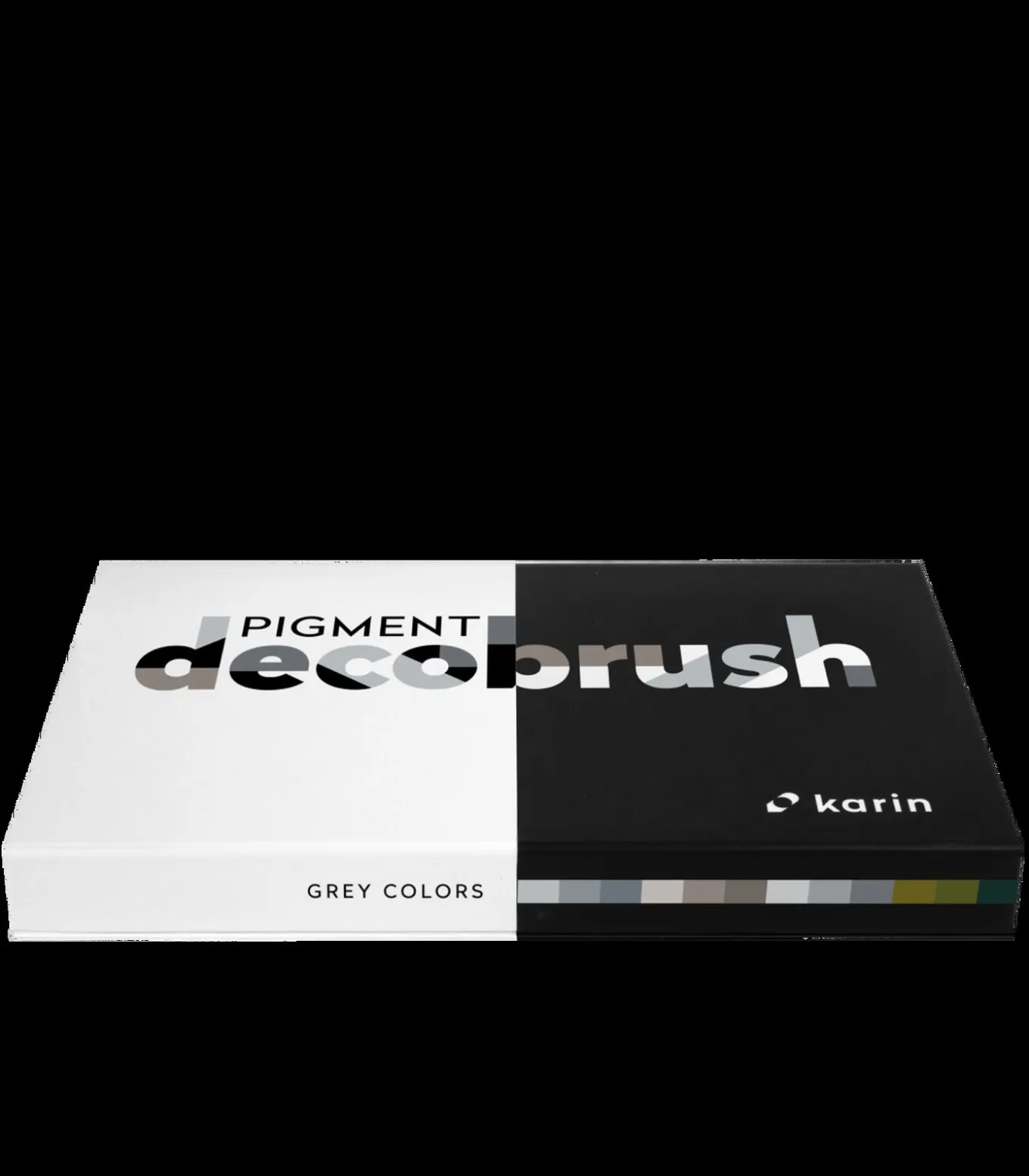 Karin brushmarkers pigment set - 12 grijstinten acrylmarkers