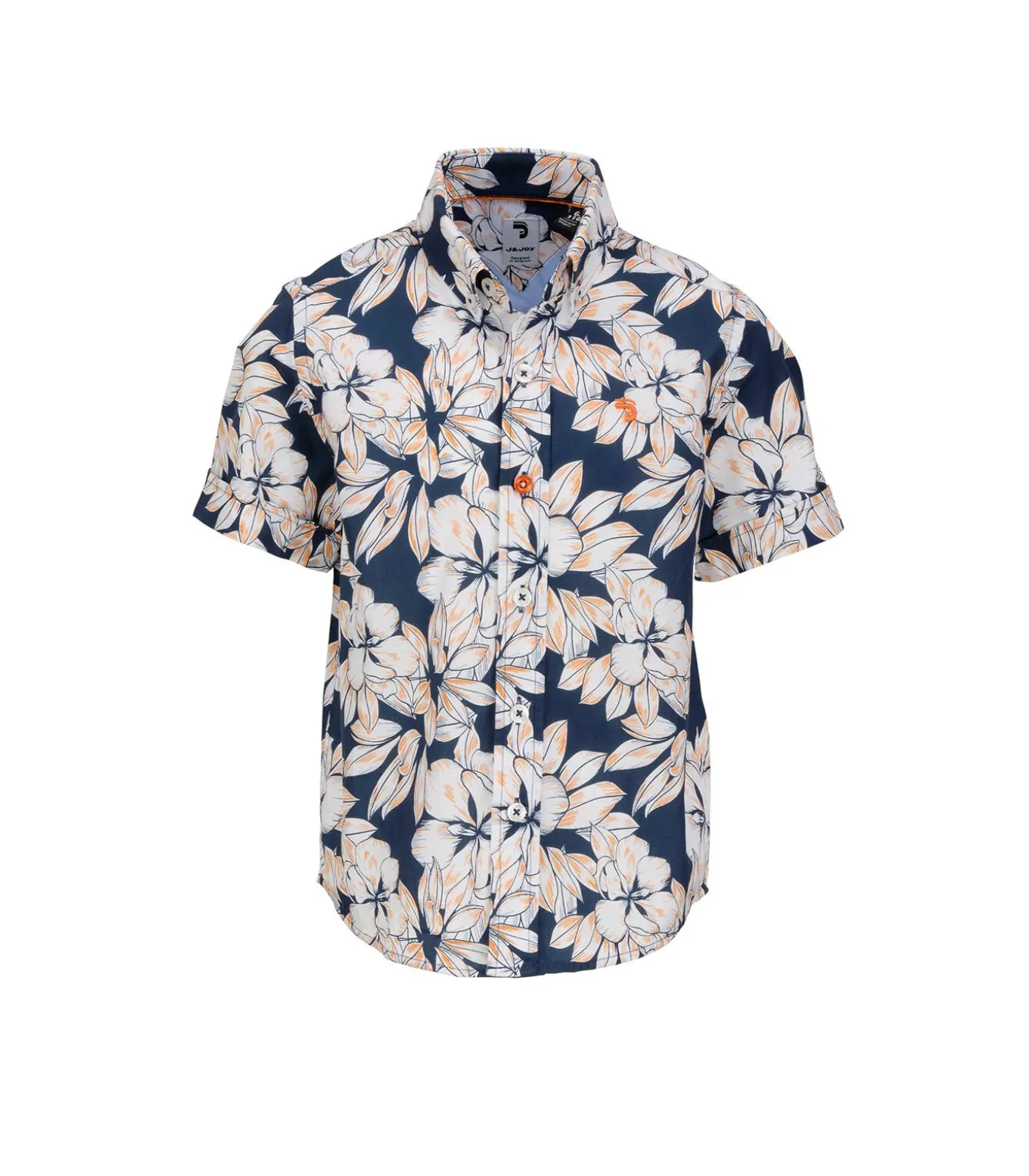 Katoenen overhemd met bloemenprint