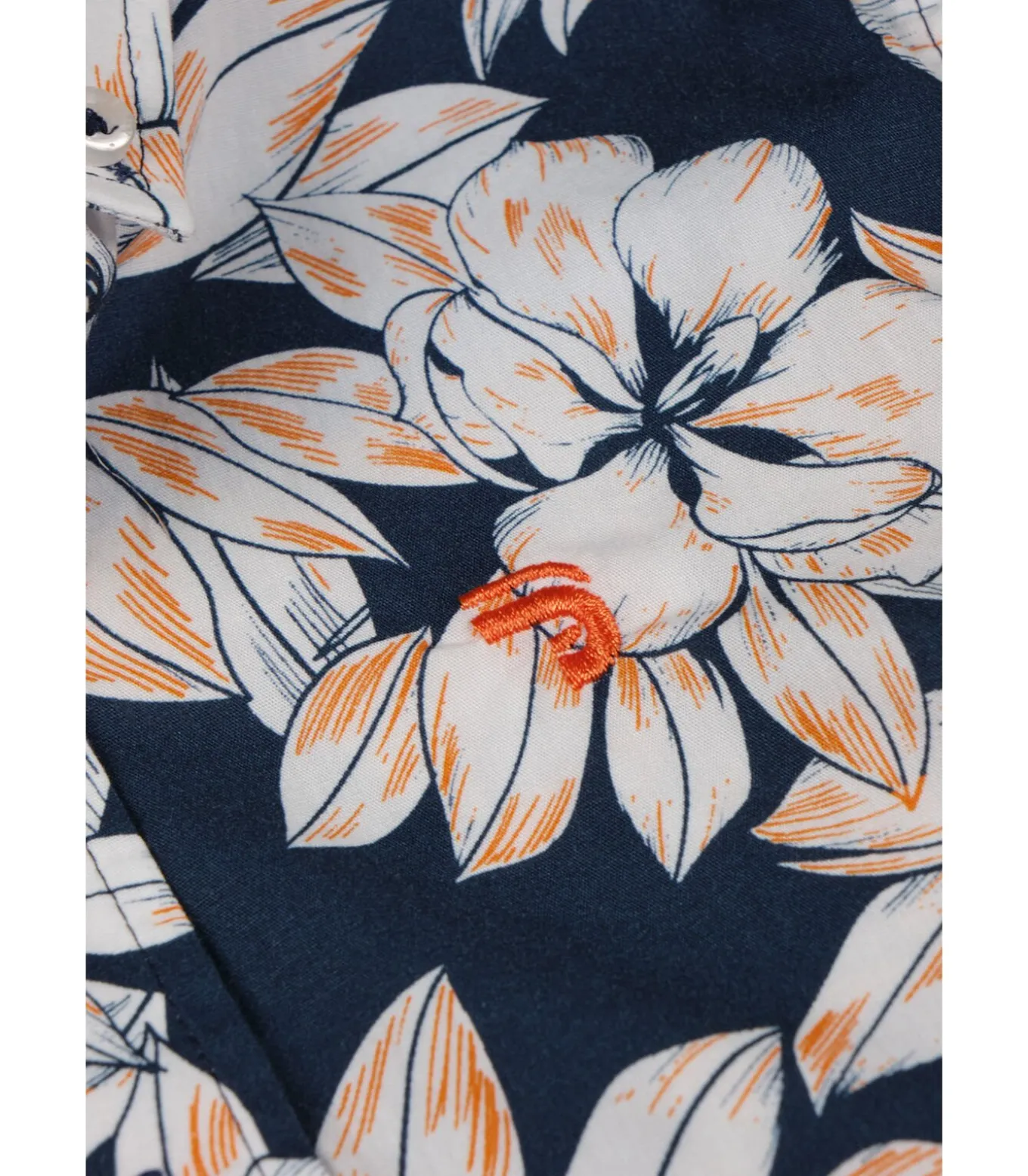 Katoenen overhemd met bloemenprint