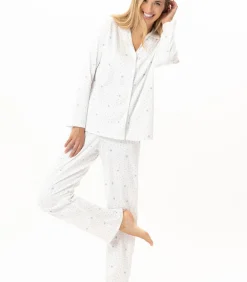 Katoenen pyjama met knopen COSY 106