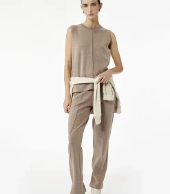 Katoenen Slanke Joggingbroek met Zakdetail