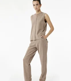 Katoenen Slanke Joggingbroek met Zakdetail