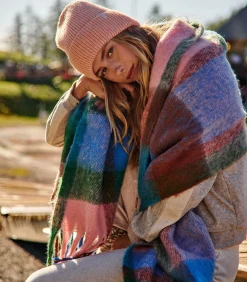 KEERA COLDVIBES Sjaal blauw