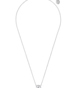 Ketten mit Anhänger voor dames, zilver 925, zirkonia