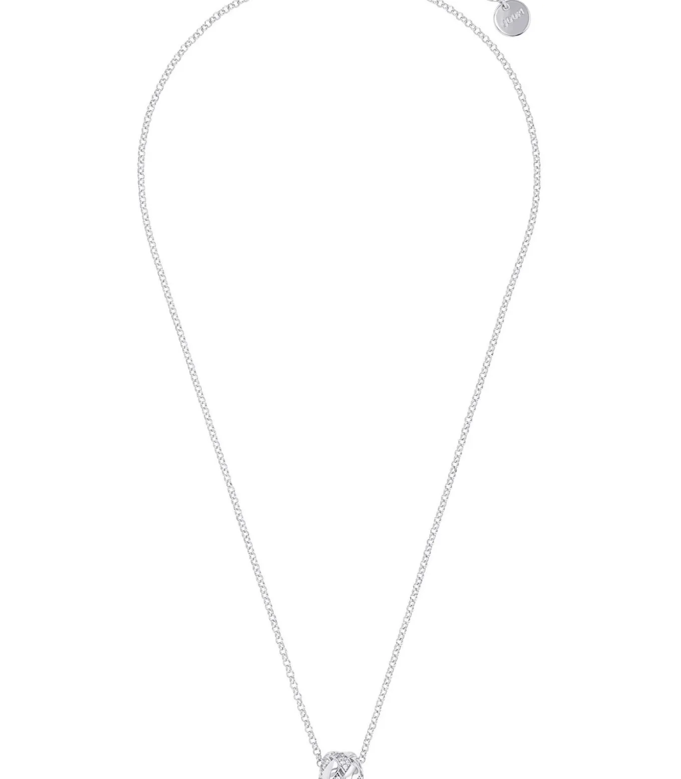 Ketten mit Anhänger voor dames, zilver 925, zirkonia