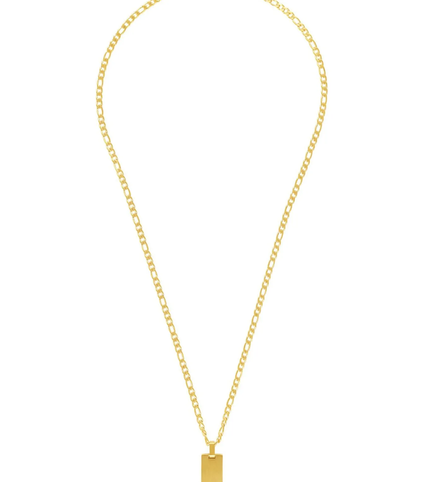 Ketting met hanger voor mannen en vrouwen, unisex, roestvrij staal