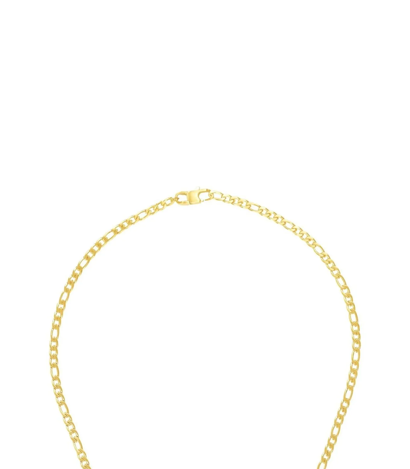 Ketting met hanger voor mannen en vrouwen, unisex, roestvrij staal