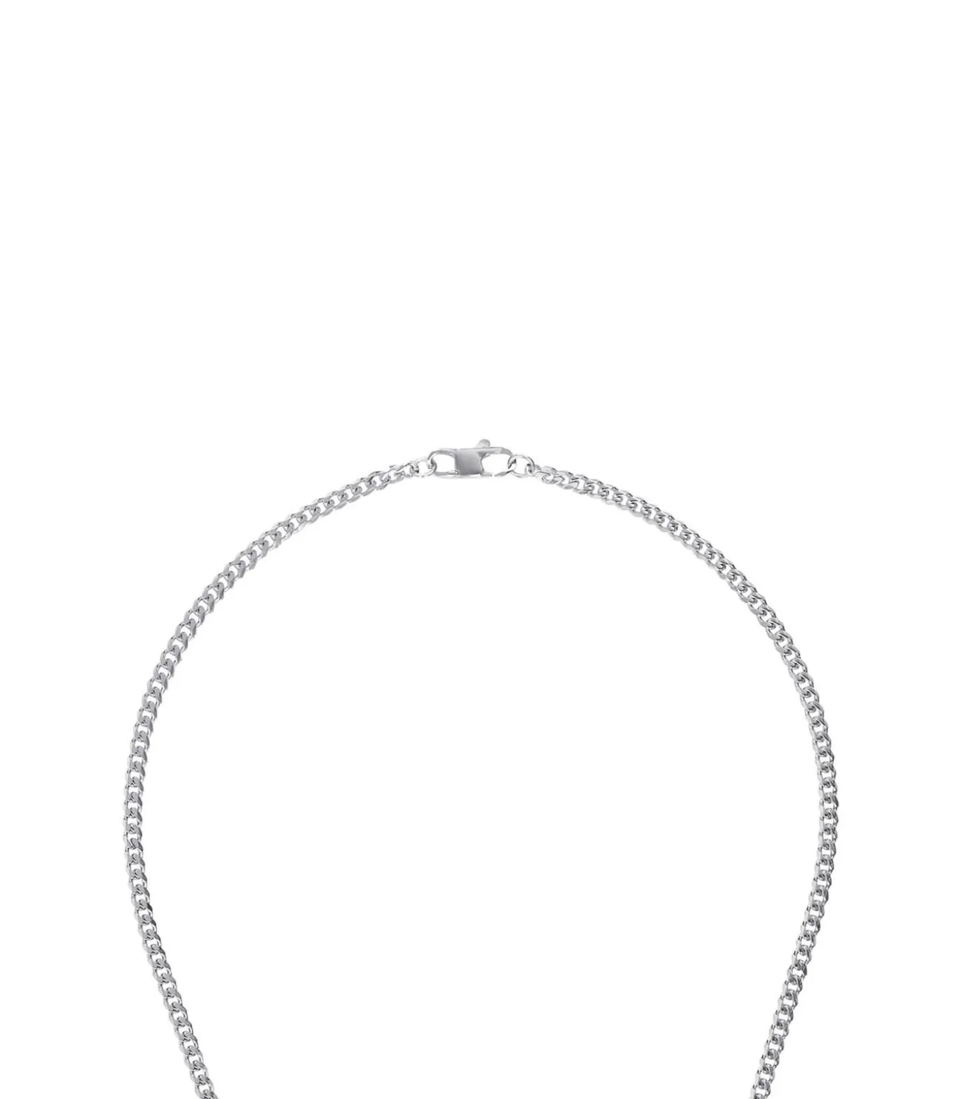 Ketting met hanger voor mannen, kruis van roestvrij staal