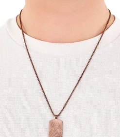 Ketting met hanger voor mannen, roestvrij staal