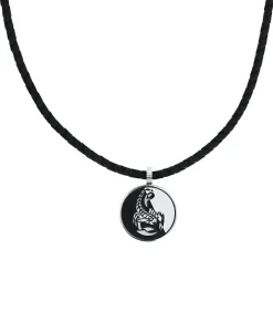 Ketting met hanger voor mannen en vrouwen, unisex, roestvrij staal | schorpioen