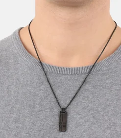 Ketting met hanger voor mannen, roestvrij staal