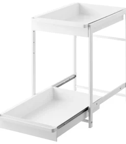 Keukenkast Organizer - 2 niveaus - Tower - Wit