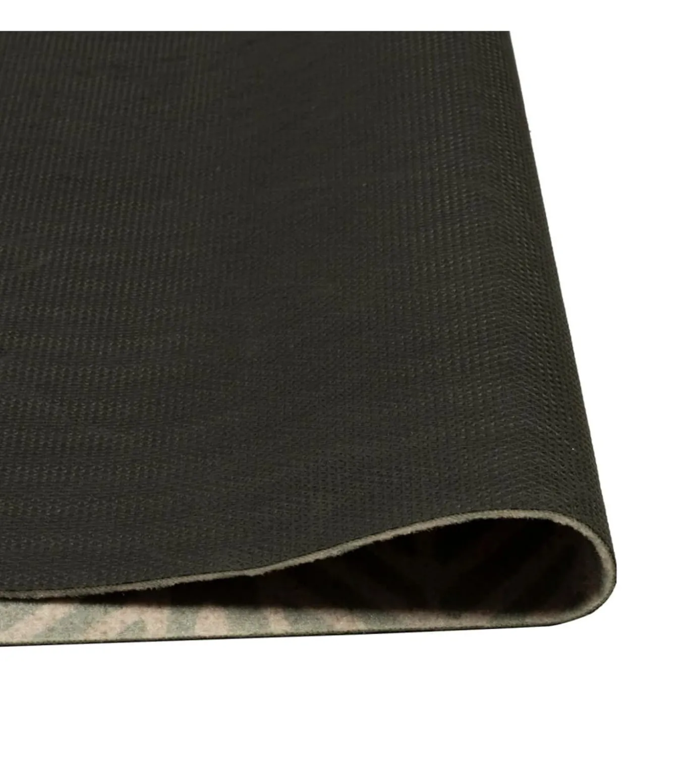 Keukenmat wasbaar bladprint 60x180 cm fluweel