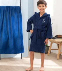 Kinderbadjas 100% katoen France Rugby Tricolore