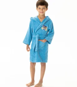 Kinderbadjas met capuchon 100% katoen Patrol