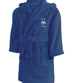 Kinderbadjas met kap 100% katoen, CHAMPIONS