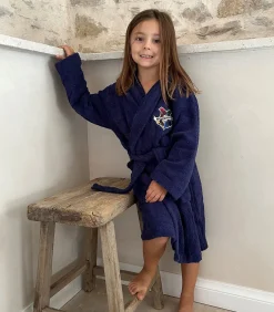 Kinderbadjas met kap 100% katoen, BLASON