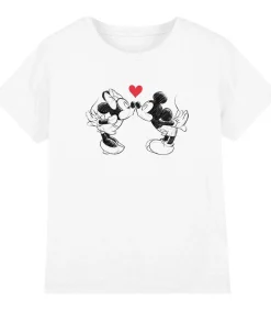 KISS SKETCH - T-shirt - Wit