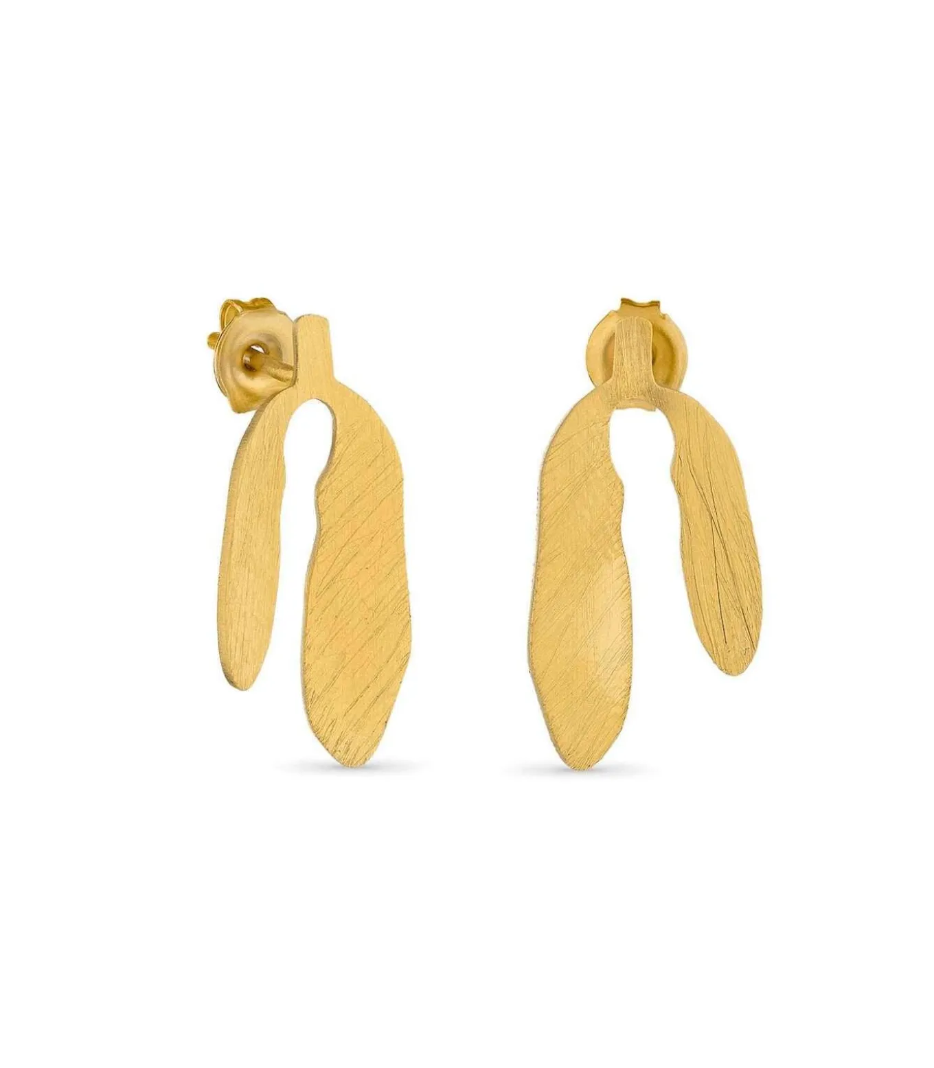 Kleine gouden Silvela oorbellen