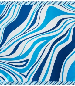 Kleine zijden sjaal Navy Blue Cléo