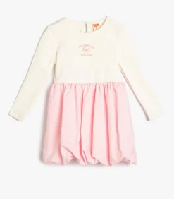 Knielengte Ballonvorm Jurk