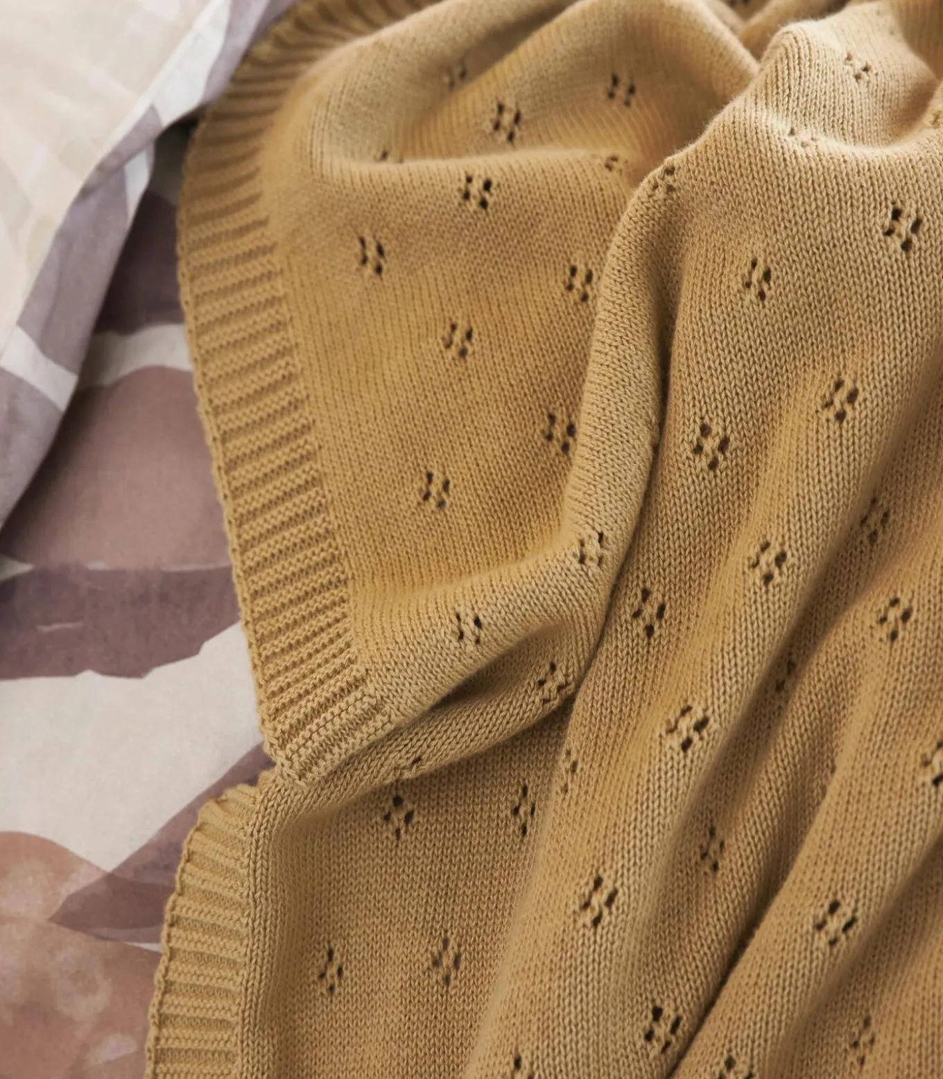 KNITTED AJOUR - Plaid