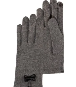 Knoophandschoenen voor dames Grijs