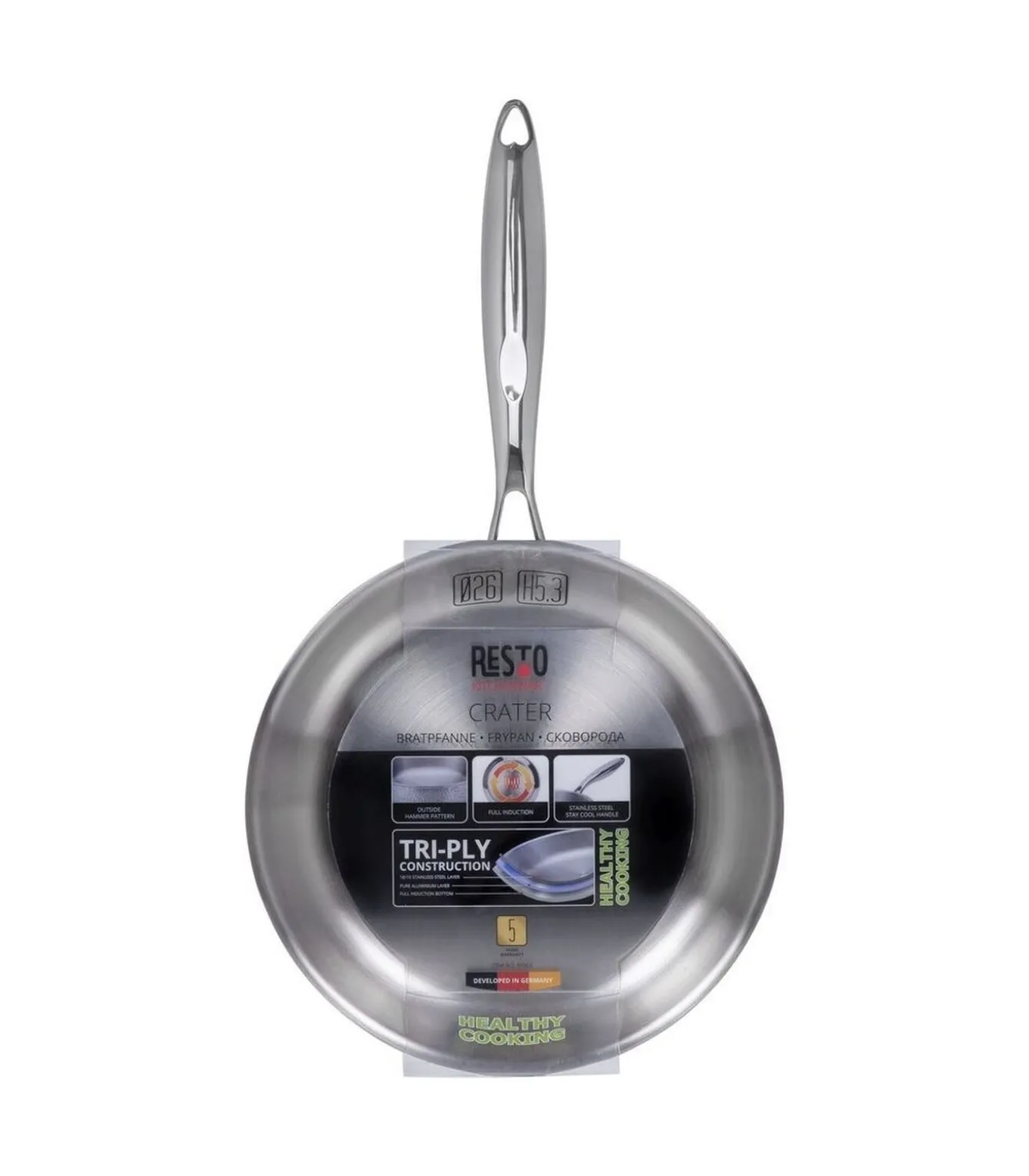 Koekenpan Crater - ø 26 cm - zonder anti-aanbaklaag