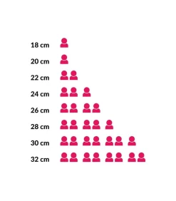 Koekenpannenset Elegance - ø 20, 24 en 28 cm - Standaard anti-aanbaklaag