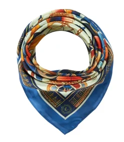 Koningsbloemen zijde carré