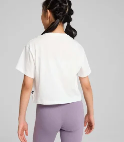 Kort meisjes-T-shirt Logo