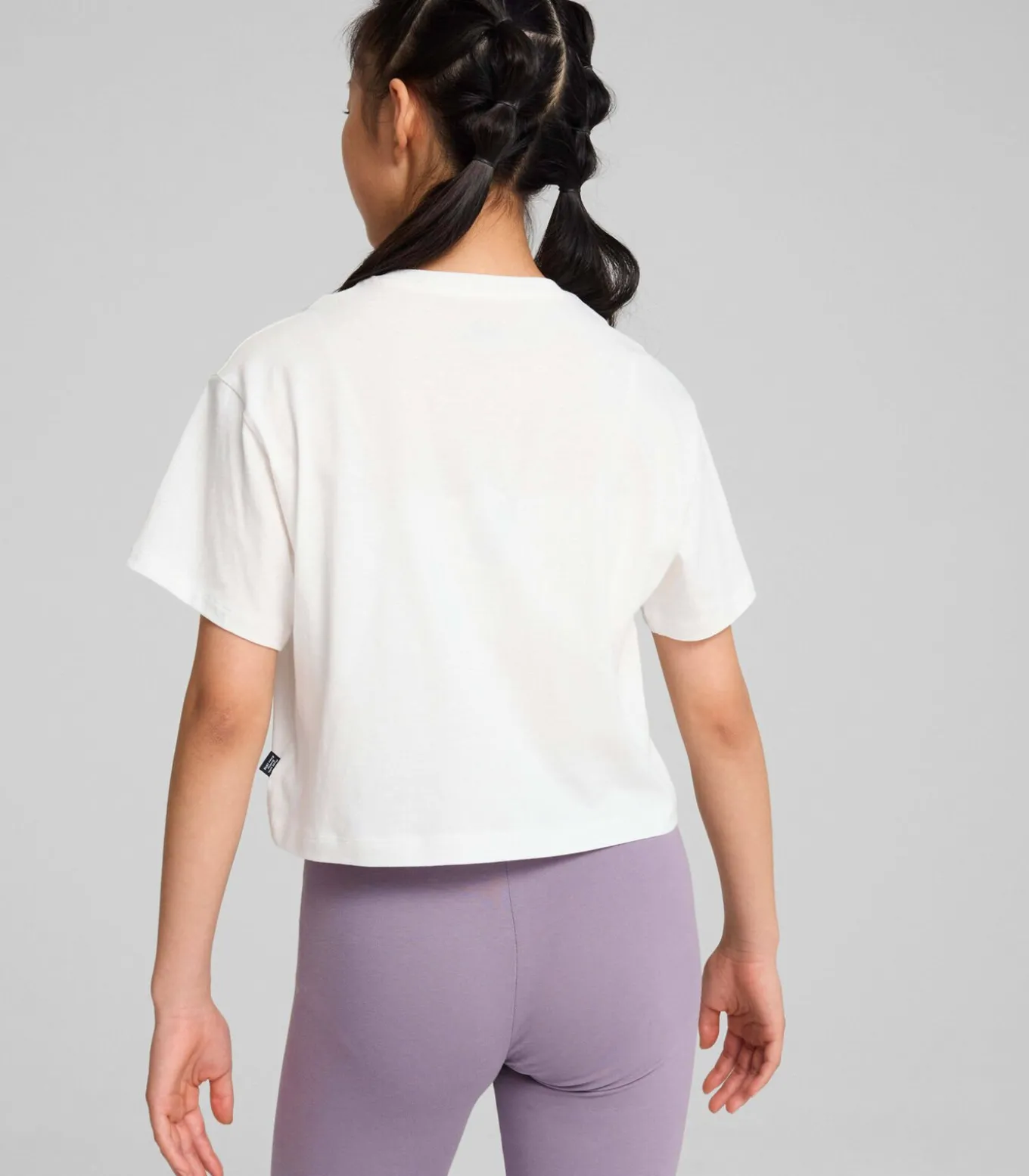 Kort meisjes-T-shirt Logo