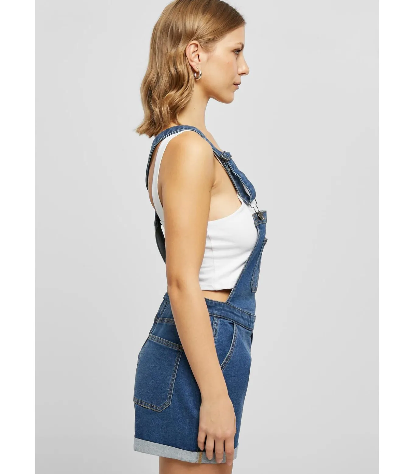 Korte biologische damesoverall