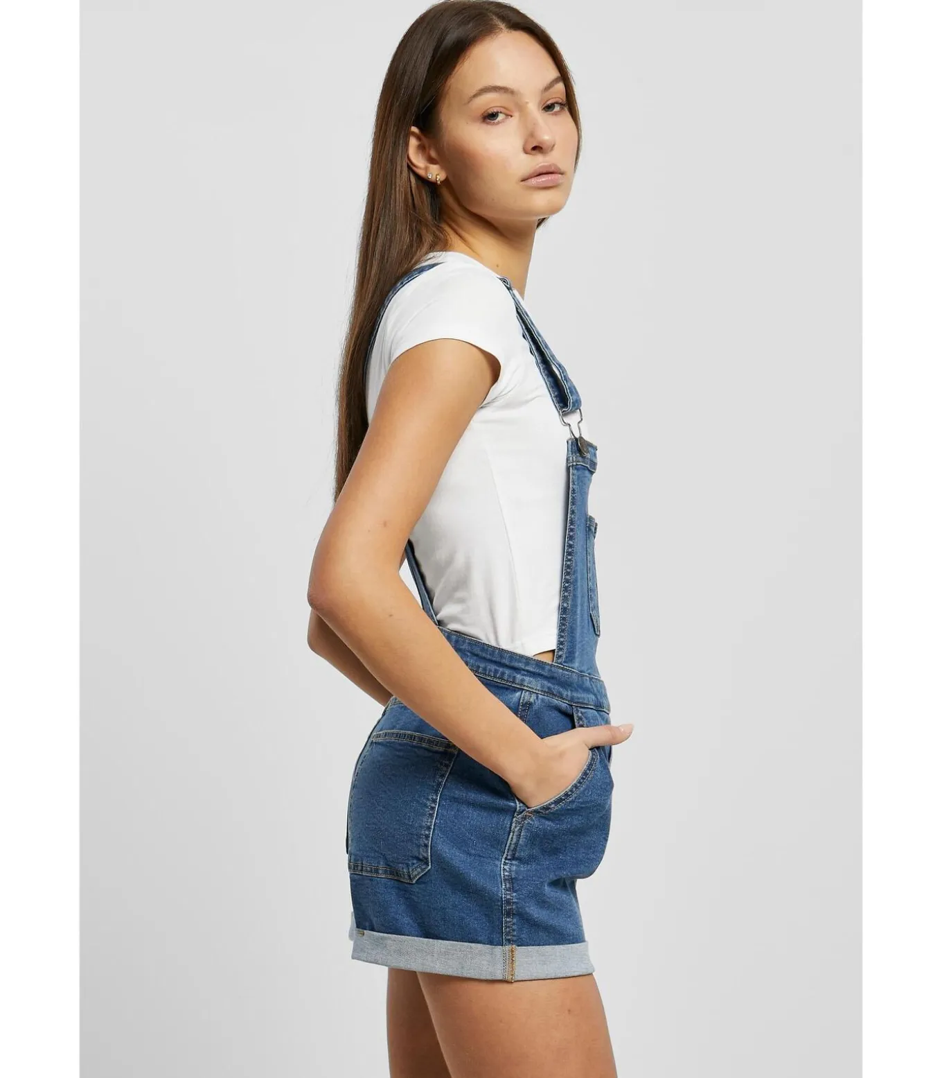 Korte biologische damesoverall