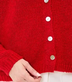 Korte effen gebreide vest APPACHE