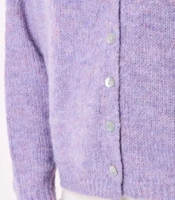 Korte effen gebreide vest APPACHE