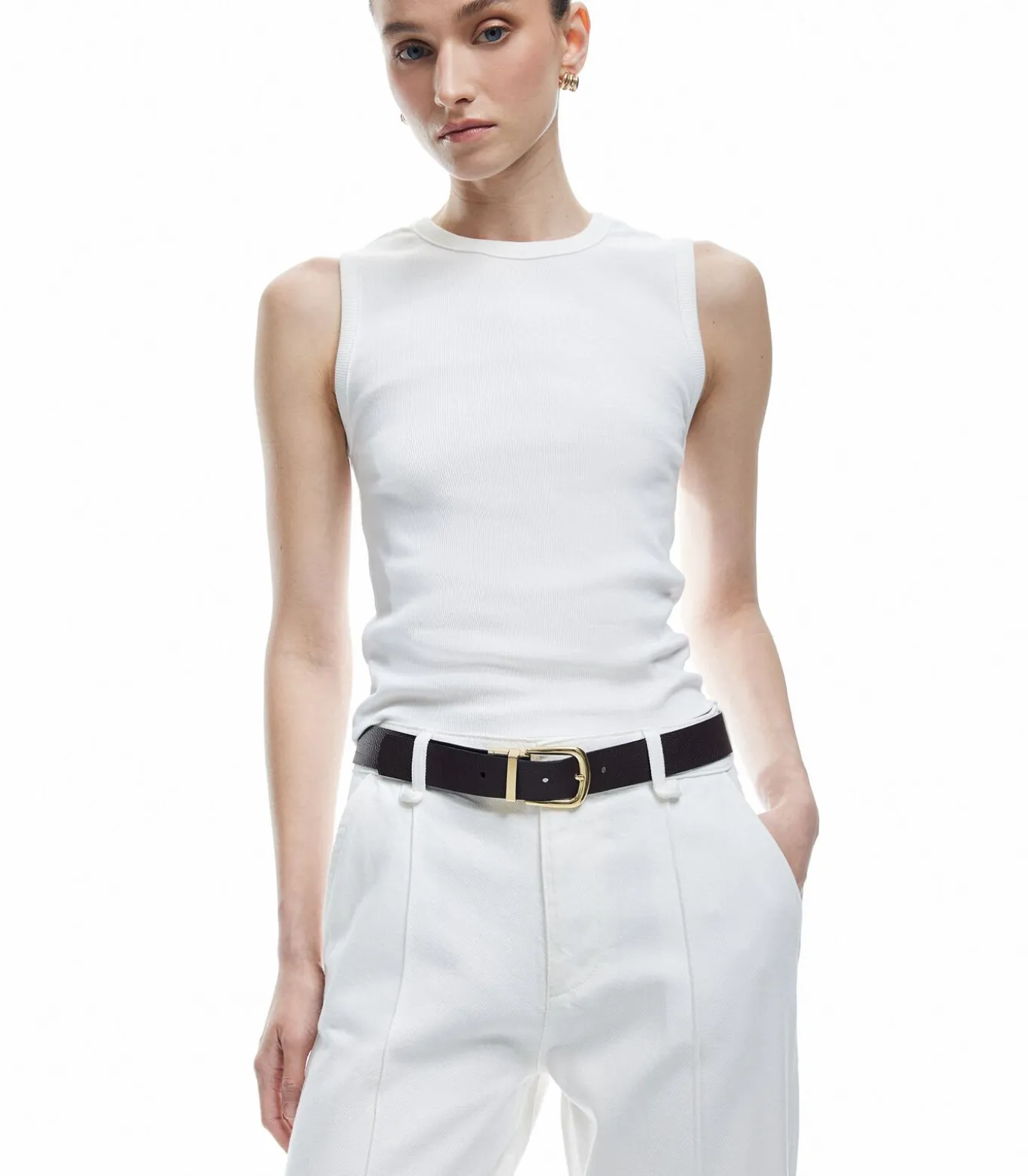 Koton Back Cut-Out Detail Tank Top