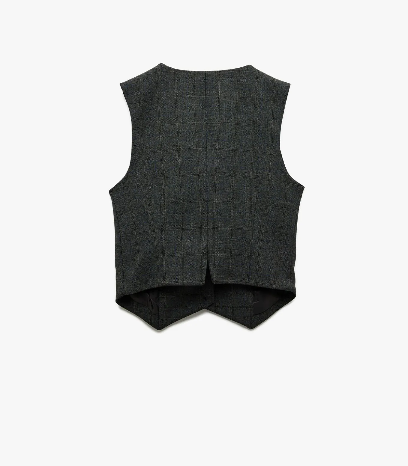 Koton Checked Blazer Vest