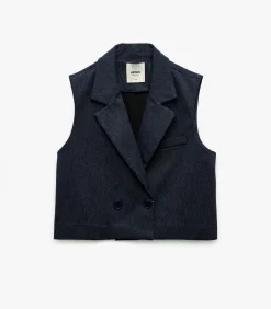 Koton Crop Blazer Vest