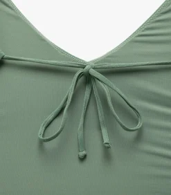 Koton Deep V-Neck Swimsuit