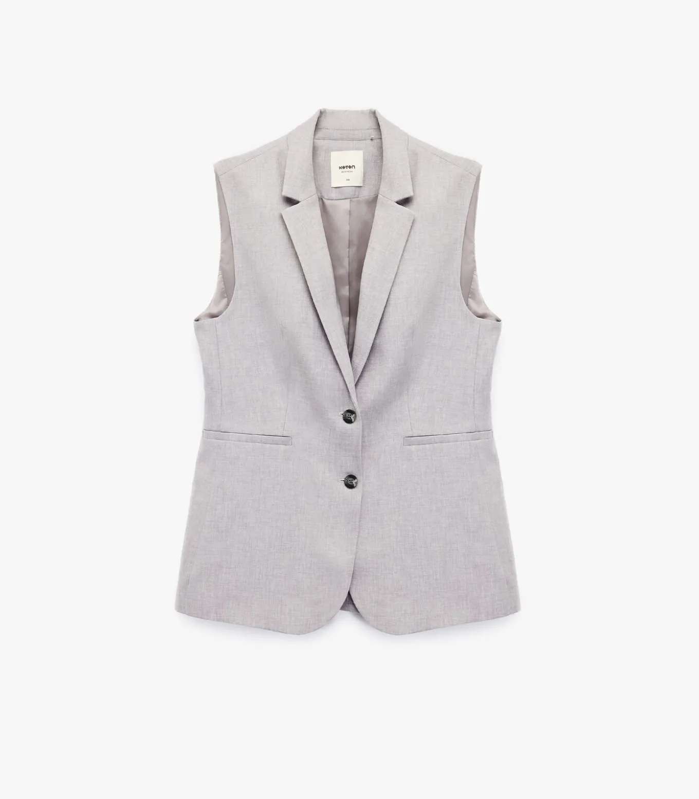 Koton Long Blazer Vest