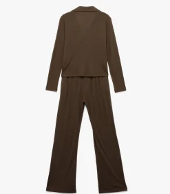 Koton Shirt Collar Pajama Set