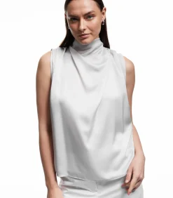 Koton Sleeveless Satin Blouse