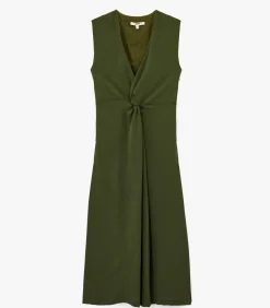 Koton V-Neck Midi Dress